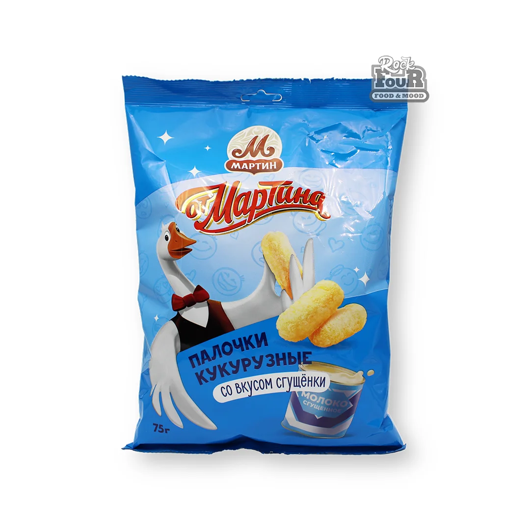 Sweet corn sticks with condensed milk flavor "Ot Martina" 75g